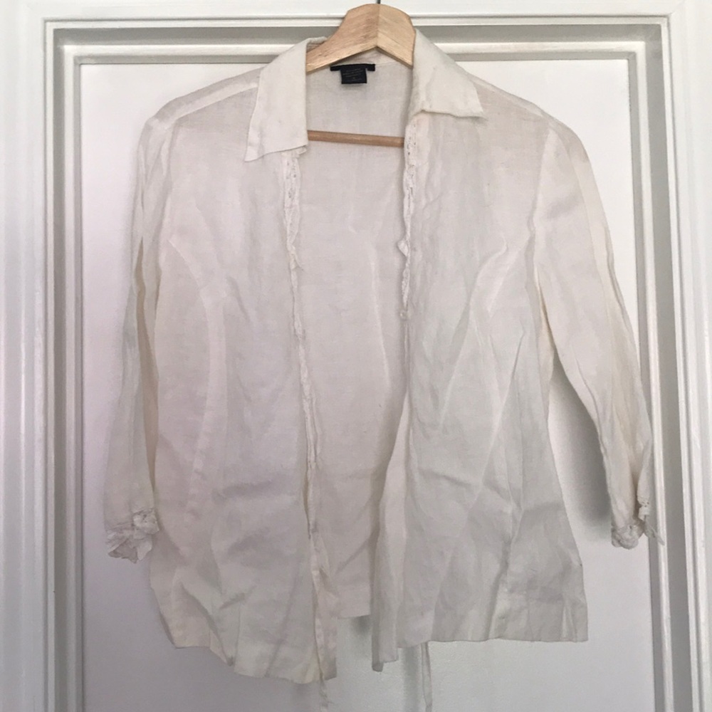 White Wrap Blouse